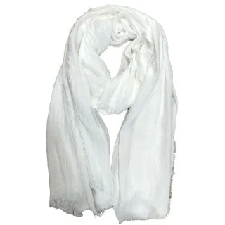 Plain viscose scarf