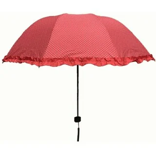 Petit parapluie pliant motif pois